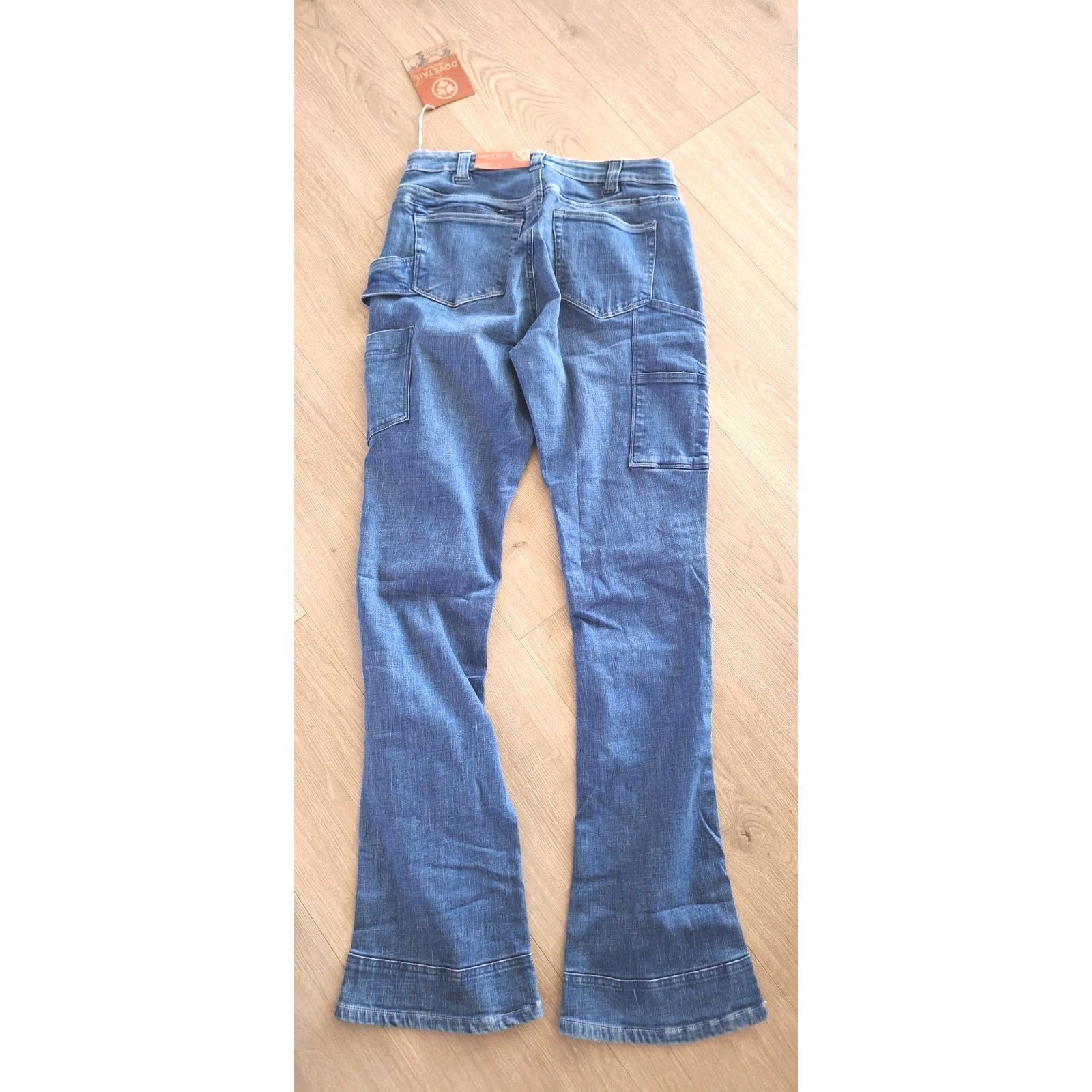 Dovetail Workwear Dx Bootcut Denim Jeans Utility Pants Size 12- 30x33 Nwt — image 4 of 8